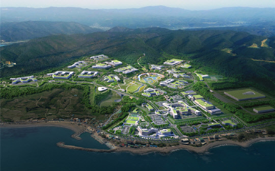 '해양용 SMR'의 연구, 실증, 산업화를 위한 다목적 소형 연구용 원자로(ARA)가 건설될 경주 감포 한국원자력연구원 문무대왕과학연구소 조감도. 원자력연 제공